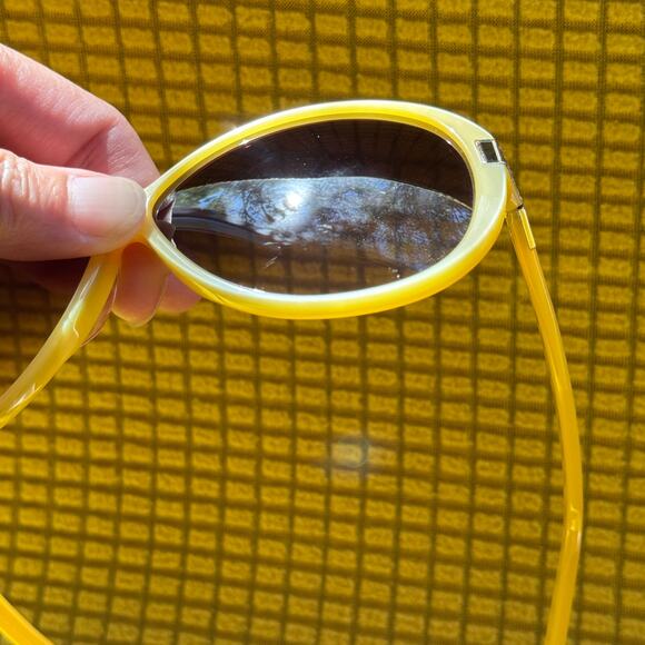 Chloé CE605S 799 Sunglasses|Oversized Round Yellow Brown Gradient Italy NWOT - Picture 10 of 13